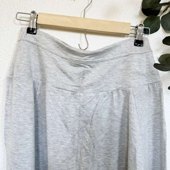 Free People- NWOT Stay Low Harem Pants in Heathered Grey - Picture 8 of 9